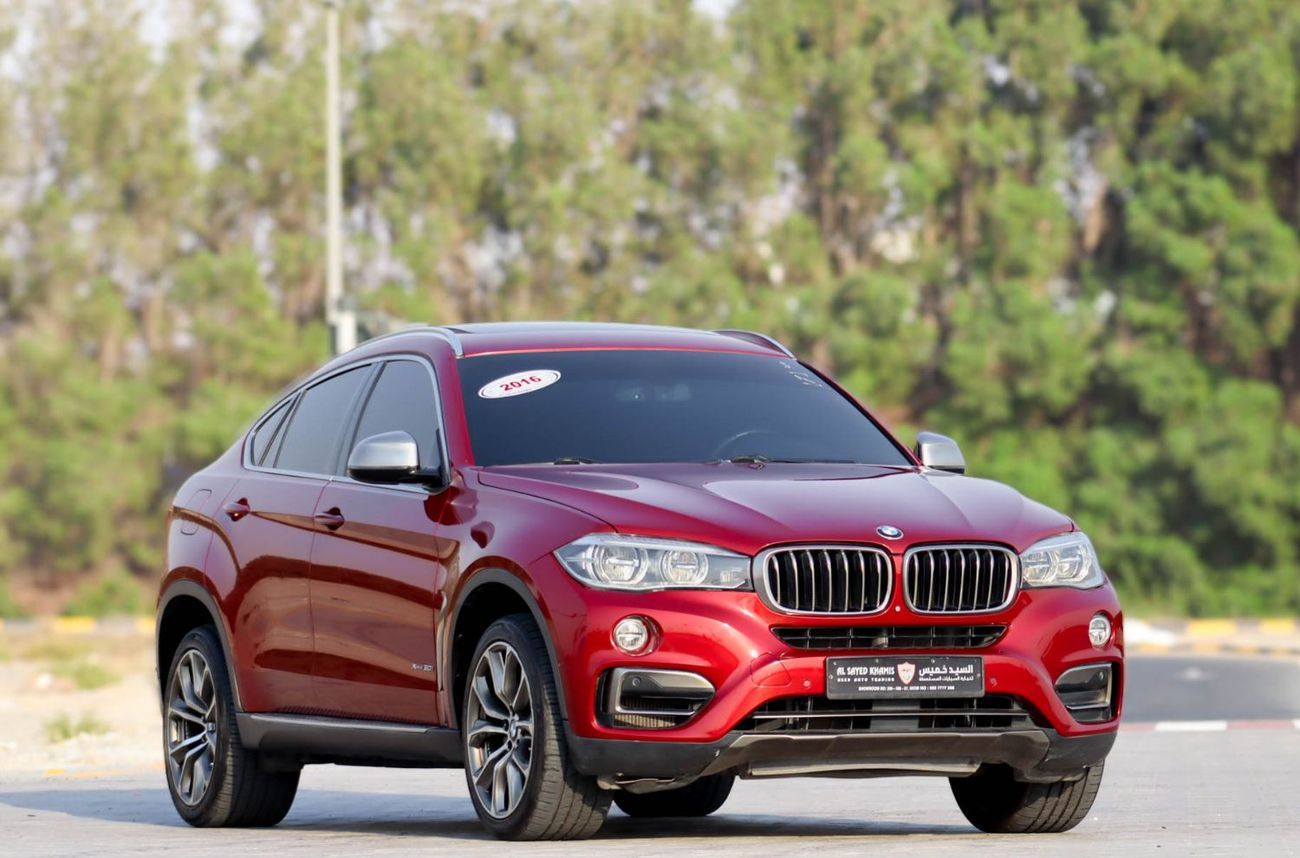 بي أم دبليو X6 50i Exclusive 4.4L BMW X6 xDrive50i 2016 – V8, 4.4L, GCC, Original Paint, Accident-Free, Excellent C