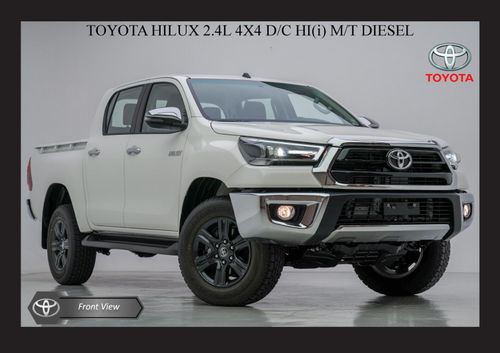 تويوتا هيلوكس TOYOTA HILUX 2.4L 4X4 D/C HI(i) M/T DSL 2025 Export Only