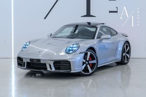 Porsche 911 Carrera 2 3.0L (394 HP) Coupe 2025 Porsche Warranty, Very Low Kms, Sport Chrono Package, GCC