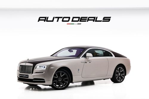 Rolls-Royce Wraith 2019 Rolls Royce Wraith | GCC | Extremely Low Mileage | starlight | Two-Tone | 6.6L V12