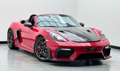 Porsche 718 Spyder 2024 Porsche 718 Spyder GT4 RS Weissach Pack, Porsche Service History, 2026 Porsche Warranty, GCC
