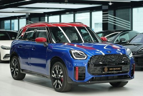 ميني جون كوبر كونتري مان Mini Cooper Countryman ALL4 JCW Engine | 2025 GCC 0KM | 3 Years Warranty  Service | 360-View