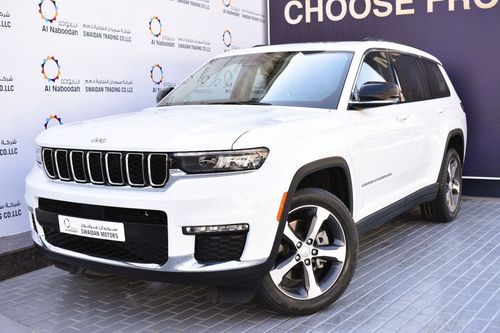 Jeep Grand Cherokee L Limited 3.6L AED 2499 PM | 3.6L LIMITED 4X4 GCC DEALER WARRANTY