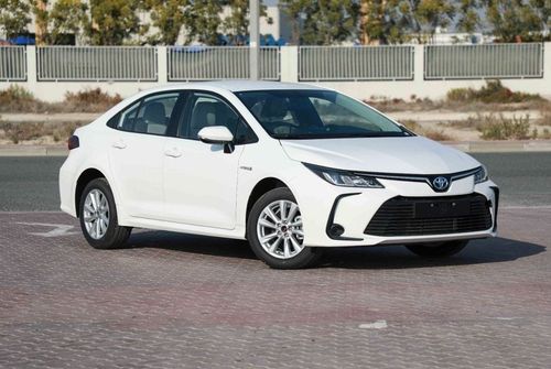 تويوتا كورولا 2024 TOYOTA COROLLA LOW HYBRID 1.8 - SUPER WHITE inside FROMAGE | Export Only