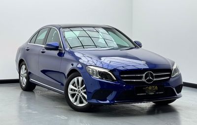 مرسيدس بنز C 300 Std 2.0L (258 HP) 2021 Mercedes-Benz C300 AMG, Full Service History, Warranty, Low Km, Full Option,