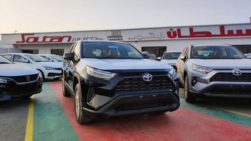 تويوتا راف ٤ LE Hybrid AWD 2.5L petrol ,, Black color ,, Rear Camera ,, Push Start ( for local registration +10%)