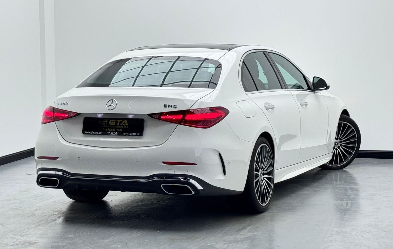 مرسيدس بنز C200 2023 Mercedes-Benz C200 AMG Premium Plus, Full Mercedes Warranty +Service Contract 2028, Low Km, GCC