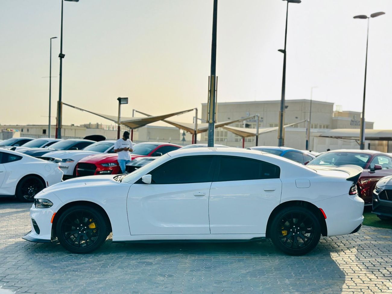 دودج تشارجر SXT 3.6L | Monthly AED 1220/- | Fabric Seats | Touch Screen | Cruise Control | # 24275